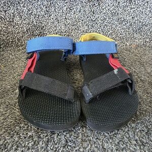 Teva Kids Original Universal Strap Sandals Size 11 in Blue, Red, Yellow, Black